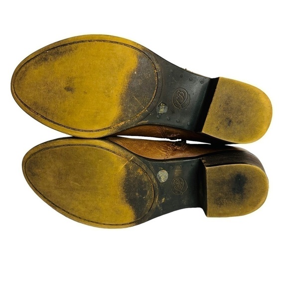 Lucky Brand Brown Leather Booty Women’s Size 7M - Picture 11 of 12